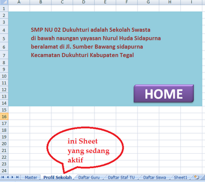 membuat navigasi sederhana dengan microsoft excel 6