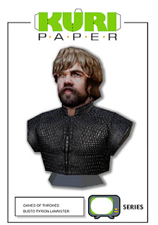 Kuri Paper - Busto Tyrion Lannister papercraft