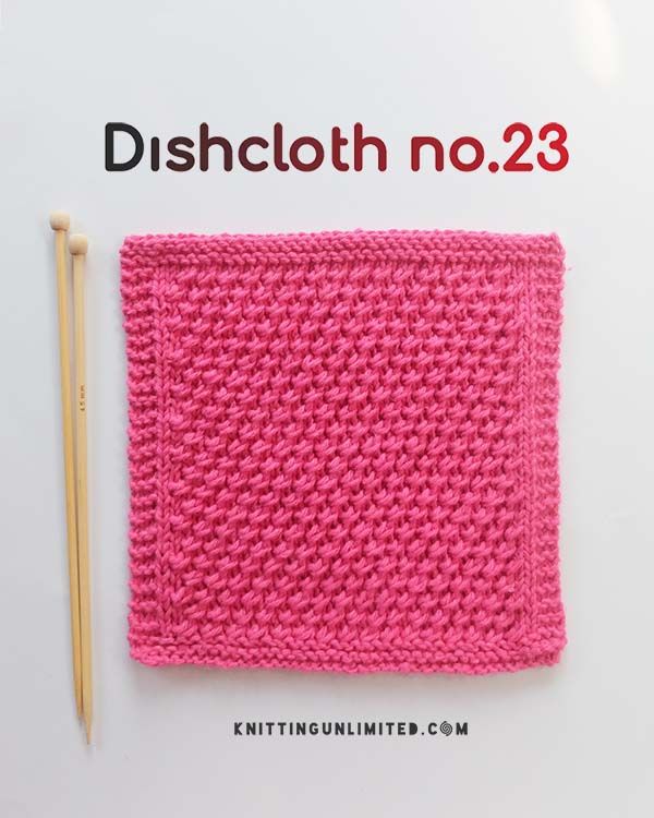 Cell Dishcloth Knitting