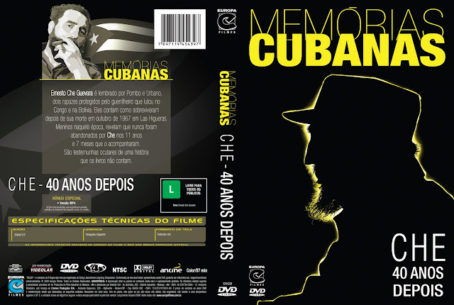 Capa DVD Memórias Cubanas Che 40 Anos Depois