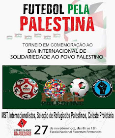 Futebol em solidareidade a Palestina