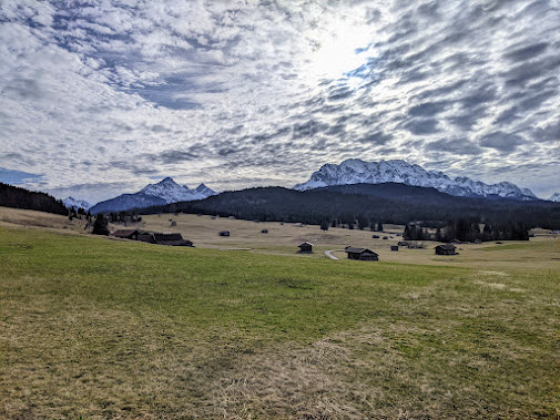 Mittenwald Bilder Buckelwiesen 16.02.24 photos prairies bosselées