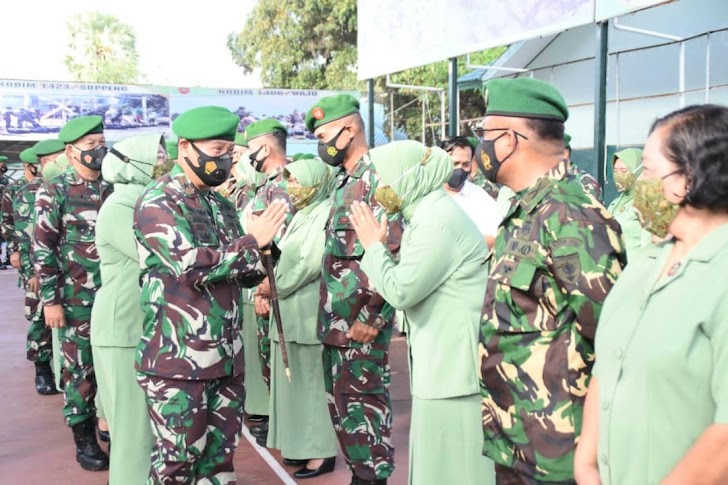 Brigjen TNI Djashar Djamil, Menerima Laporan Korps Kenaikan Pangkat