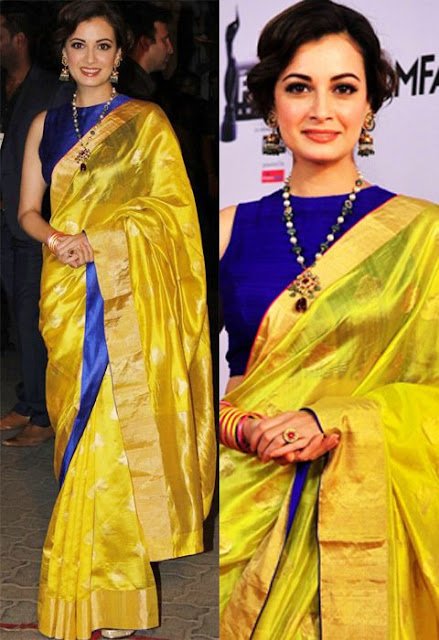 get Designer look to your old sarees