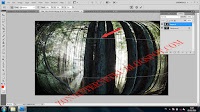 hasil dari efek fisheye