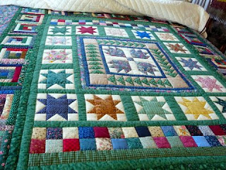 Handmade patchwork quilts