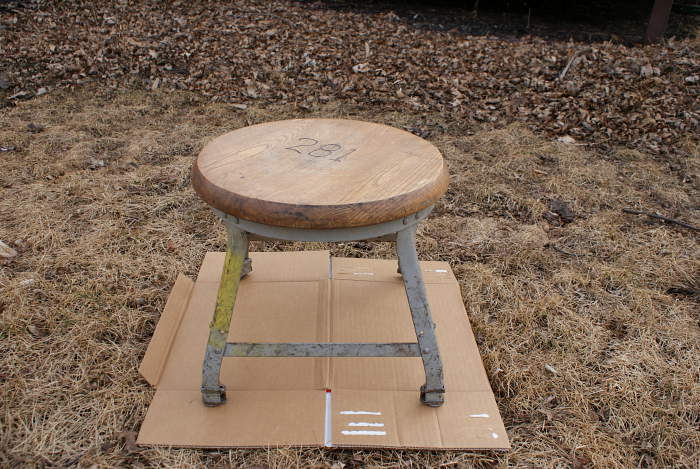 Industrial Style Step Stool