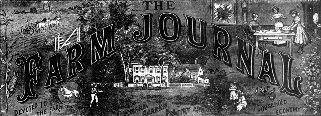 The Farm Journal masthead, May 1902
