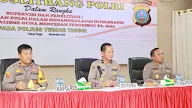 Polres Tebing Tinggi Terima Kunjungan Puslitbang Mabes Polri