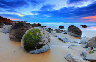 Playa huevos de dragón - Nueva Zelanda