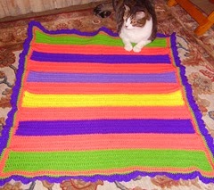 3 green or purp yel halloween newborn blanket