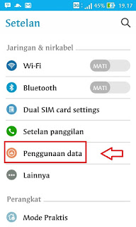 Beberapa hari yang kemudian teman saya melaksanakan upgrade firmware pada ASUS Zenfone  Cara Mengatasi Data Latar Belakang ASUS Zenfone 4 Dinonaktifkan