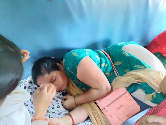 behosh mahila news sapata orrignel pics