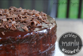 Ultimate Chocolate Cake with Cookie Butter Frosting by Living Better Together for #GetHimFe on www.anyonita-nibbles.com