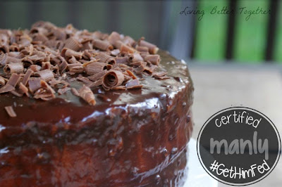 Ultimate Chocolate Cake with Cookie Butter Frosting by Living Better Together for #GetHimFe on www.anyonita-nibbles.com