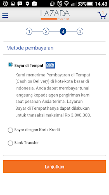 Lazada Bayar Di Tempat (COD)