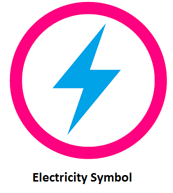 electricity symbol, symbol of electricity