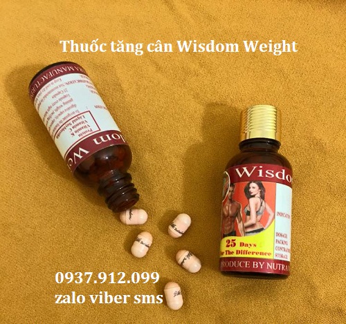 Hình ảnh chai thuốc tăng cân wisdom weight indonesia