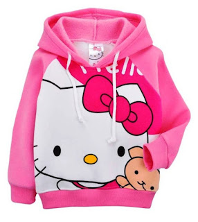 Contoh Jaket Model Terbaru Hello Kitty Anak Perempuan