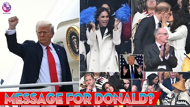 Meghan Markle can't keep her hands off Prince Harry as couple attend star-studded Invictus Games opening ceremony
