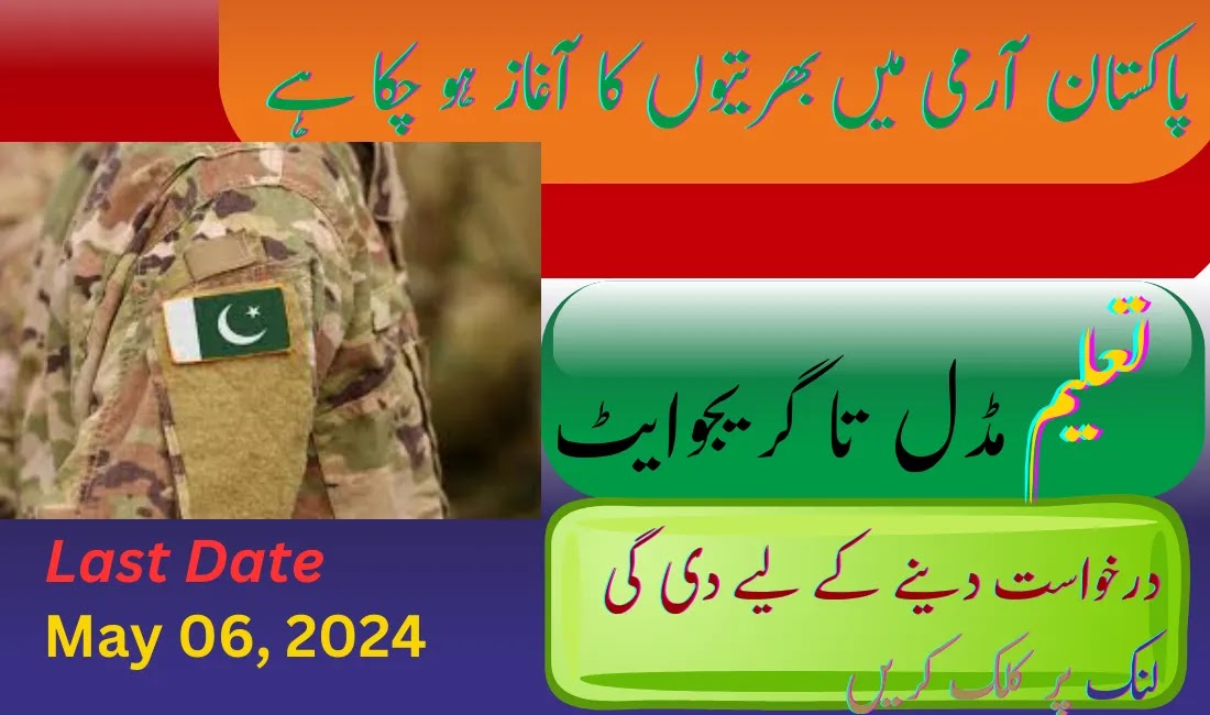 Pak Army Latest Job 2024 