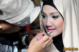 Foto Fatin Shidqia Syuting Video Klip