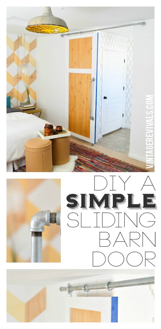 Simple DIY Sliding Barn Doors