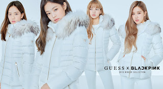 Blackpink For Guess Korea Winter 2018 Collections