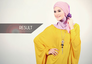 Turban Style dengan Jilbab Segiempat