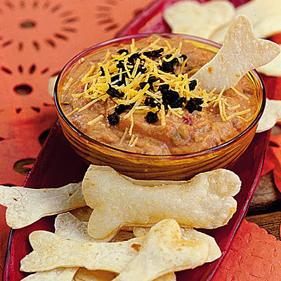  This warm, cheesy bean dip is easy to make. Serve with Bone Crackers for a perfect start to your Halloween festivities.