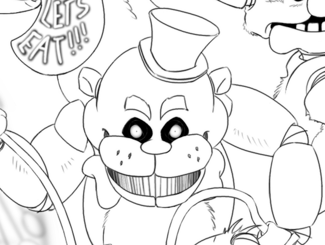 Download FUN & LEARN : Free worksheets for kid: ภาพระบายสี Five Nights at Freddys Free Coloring Pages