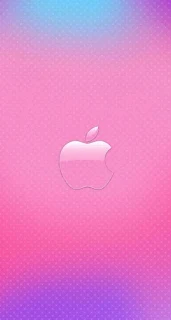 Apple Logo Girly iPhone Wallpaper