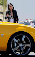 Megan Fox and Bumblebee - Transformers 3