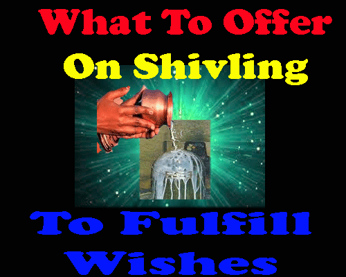 What to offer on shivling to fulfill wishes, शिवलिंग पर किस वास्तु क चढाने के क्या लाभ होता है, Shivling Abhishek to fulfill your wishes.