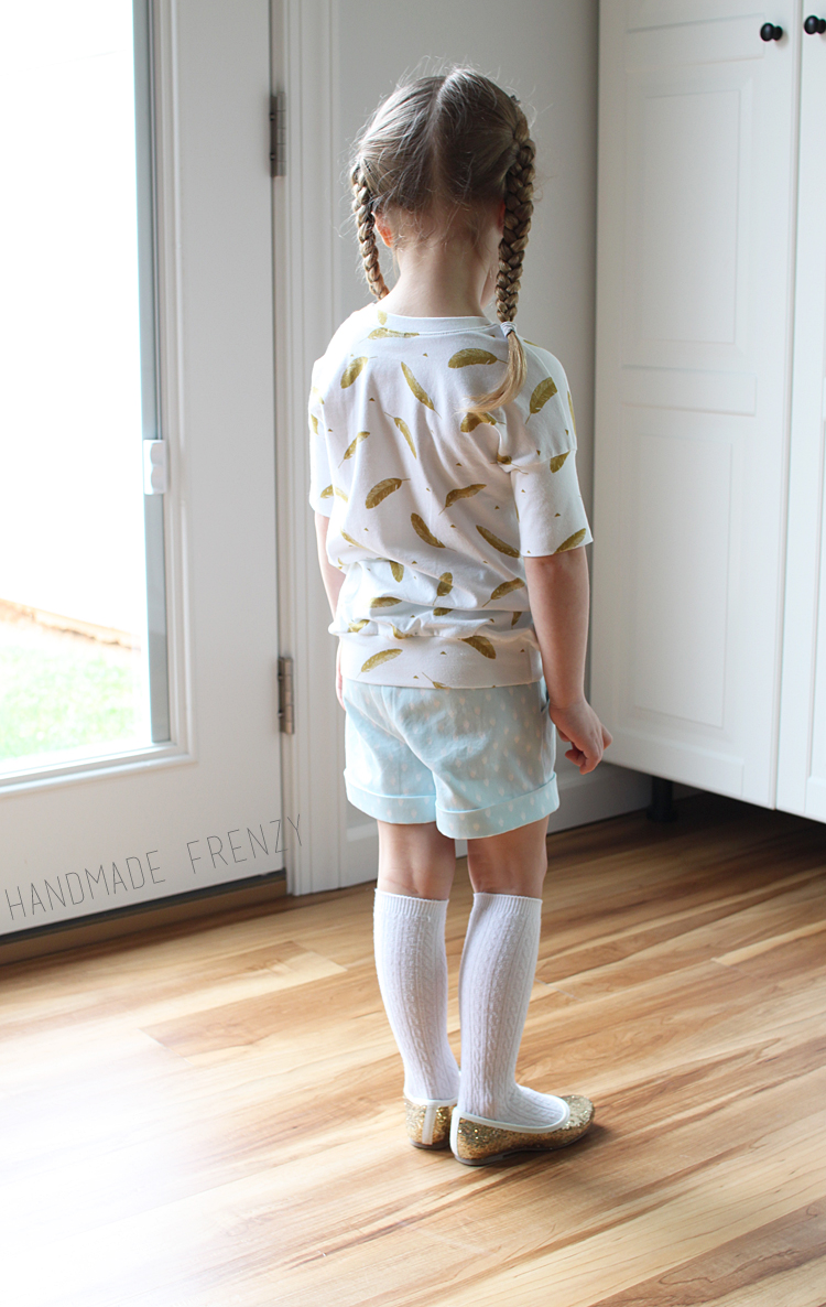 Skipper Top & Clover Shorts // Sewing For Girls