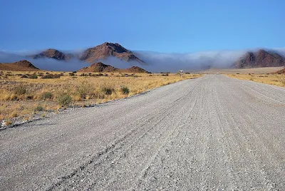 Fog in the Namib Desert
