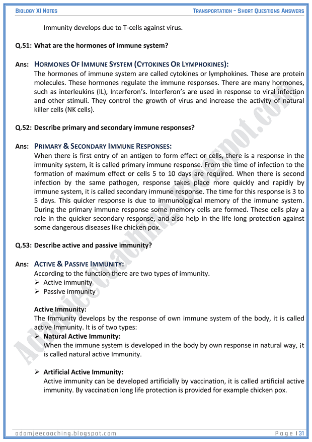 transportation-short-question-answers-biology-11th