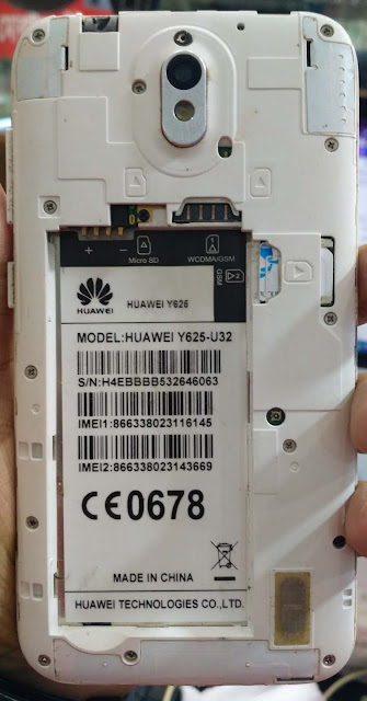 Huawei Y625-U32 Official Factory Firmware Death Boot Flash File 100% Tested With Tool