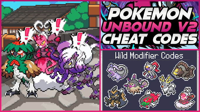 Pokemon Unbound 2.1.0 Working Codes! (2022) | Hisui Wild Modifier Cheat | Hisui Cheat | Part 2