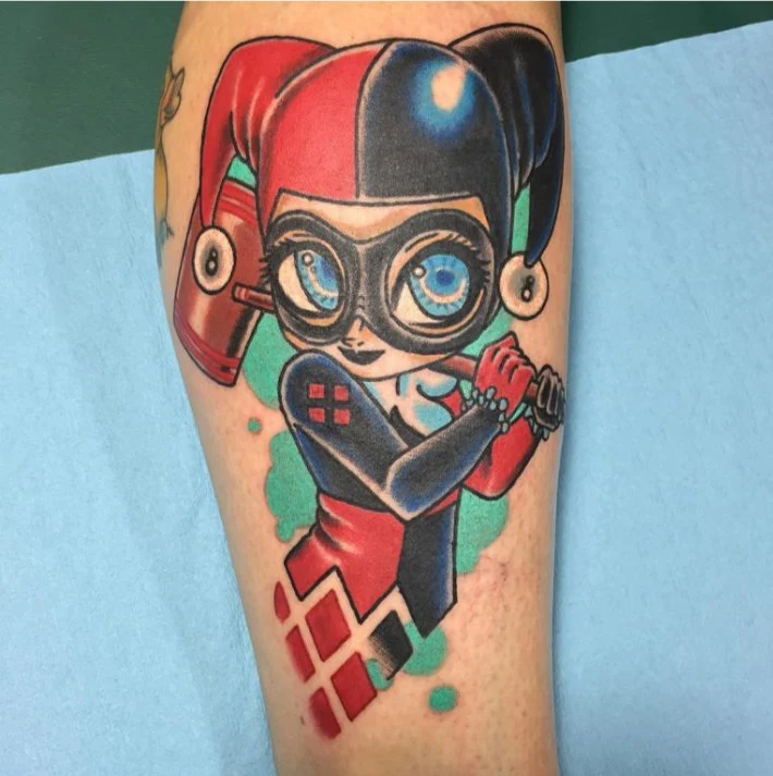 vemos tatuajes de harley quinn