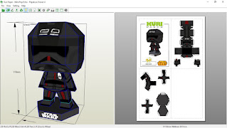 Kuri Paper - Pop Mini Echo Funko The Bad Batch  papercraft