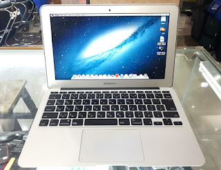 Laptop MacBook Air Mid 2011 11-inch A1370 Core i5 1.6GHz RAM 4GB SSD 128GB Seken