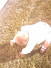 chloe bent over green egg