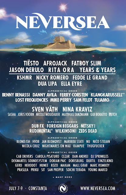 Neversea Festival Line-up