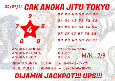 Cak Angka Jitu Tokyo Togel