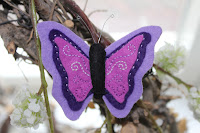 Broche vlinder vilt