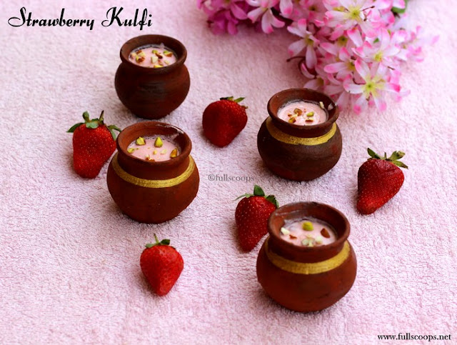 Strawberry Kulfi