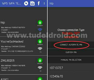 Hack Wifi di Android