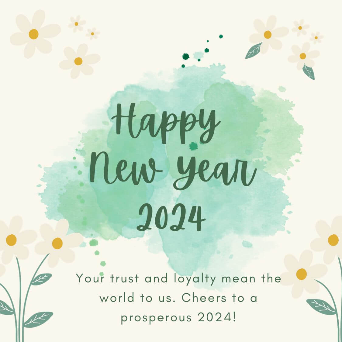 Happy New Year 2024 wishes for customers