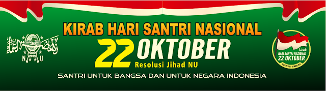 Spanduk Hari Santri Nasional 22 oktober 2017 